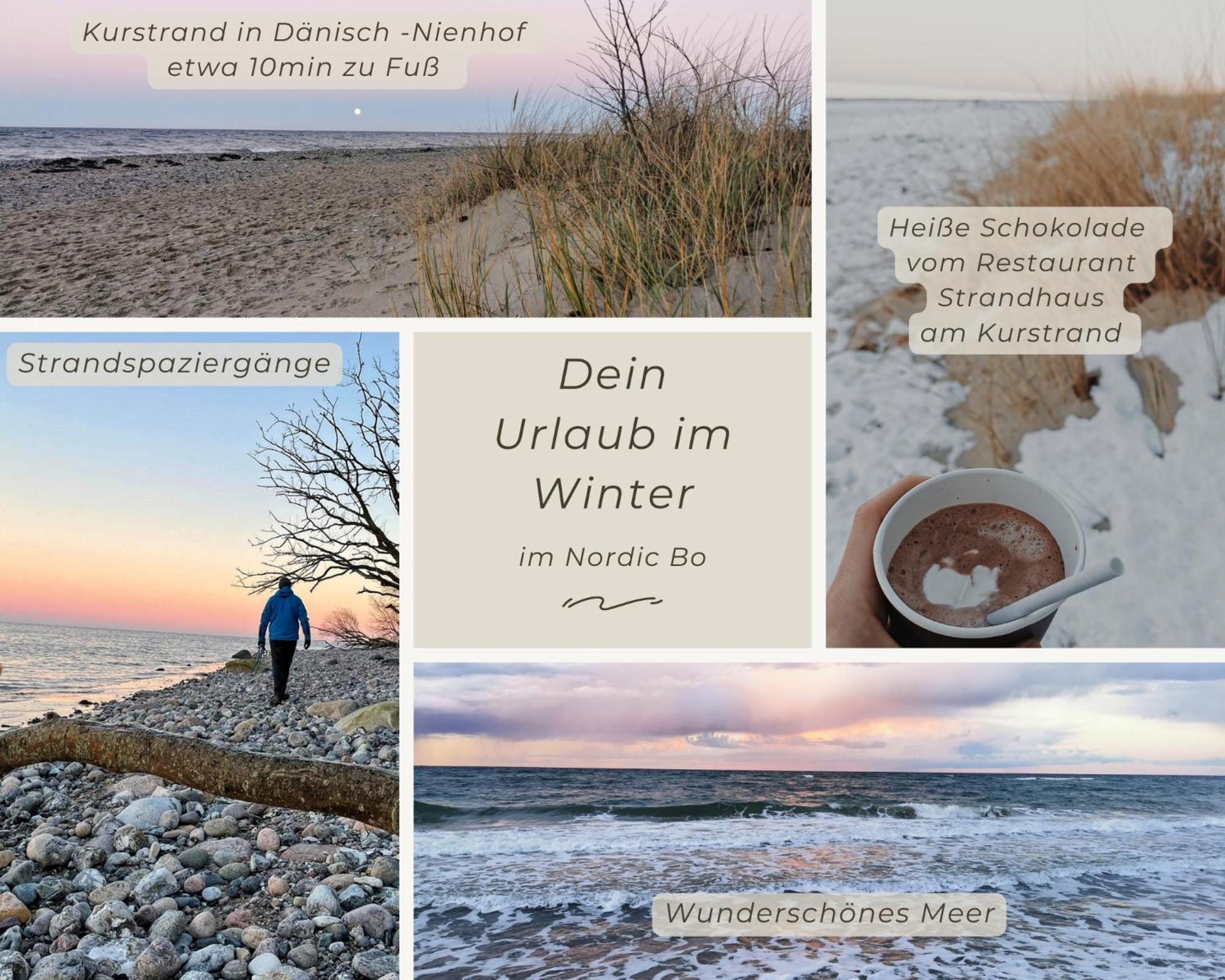 Nordic Bo -Wellen Wald Und Wilde Kueste- Strandnahe Doppelhaushaelfte Mit Waldterrasse Surendorf Dış mekan fotoğraf